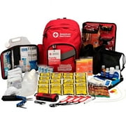ACME United B2304328 American Red Cross 91053 Emergency Preparedness Backpack, Red Cross - 4-Person