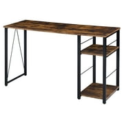 ACME Vadna Writing Desk in Weathered Oak and Black