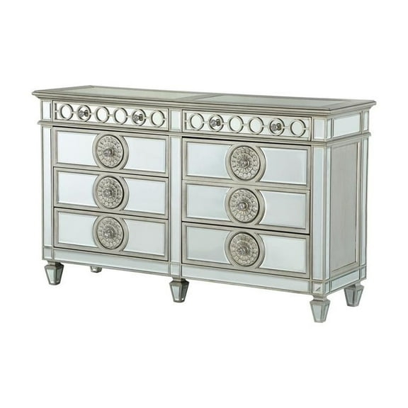 Acme Furniture Varian Dresser, Mirrored