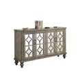 thumbnail image 1 of ACME Velika 4-Door Wooden Console Table in Weathered Gray, 1 of 3