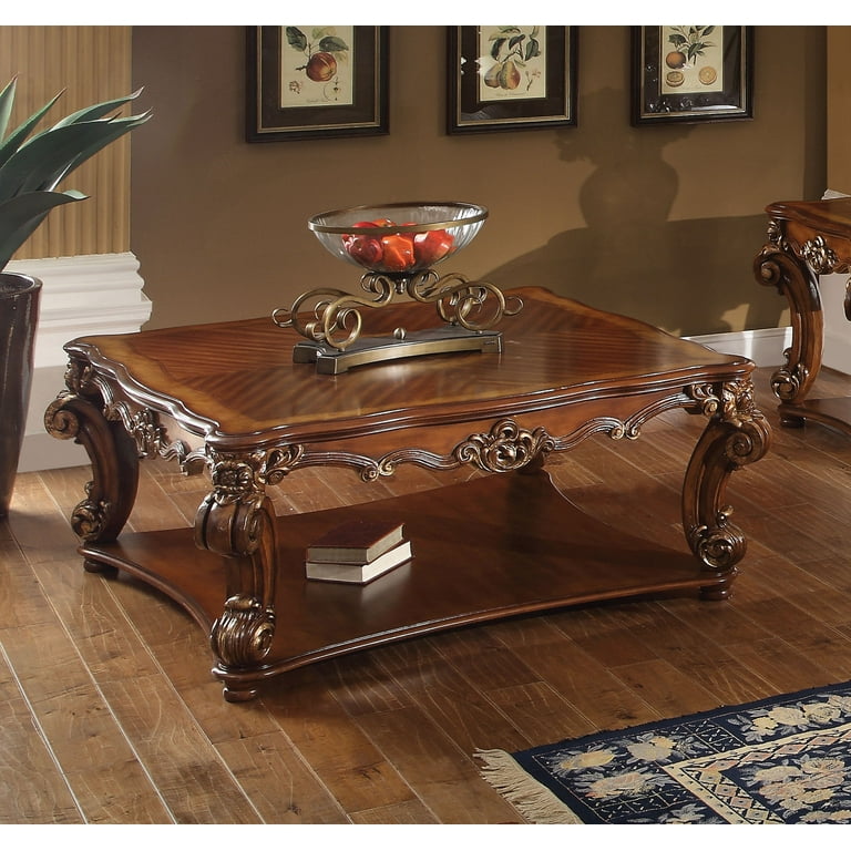 ACME Vendome Coffee Table (Square), Cherry - Walmart.com