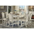thumbnail image 1 of ACME Vendome Counter Height Chair (Set-2), Antique Pearl Finish, 1 of 2