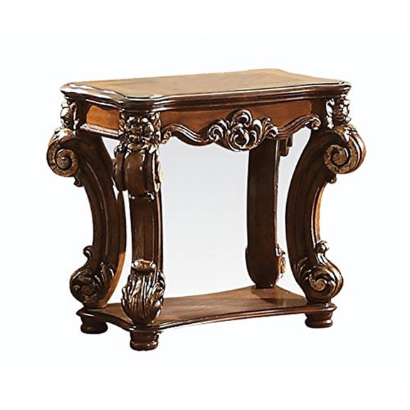 ACME Vendome End Table in Cherry