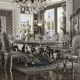 ACME Versailles Dining Table, Antique Platinum
