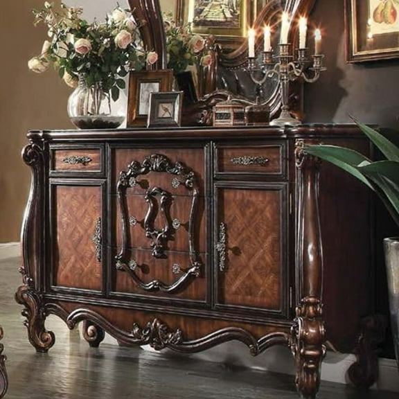 ACME Versailles Dresser, Cherry Oak