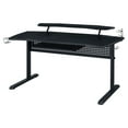 thumbnail image 1 of ACME Vildre Gaming Table with USB Port in Black, 1 of 8