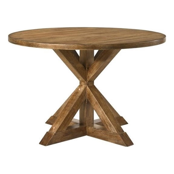 Acme Wallace II Dining Table Weathered Oak