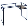 thumbnail image 1 of ACME Yasin Writing Desk in Blue and Clear, 1 of 6