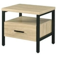 thumbnail image 1 of ACME Yawan Rectangular Accent Table in Oak and Black, 1 of 6