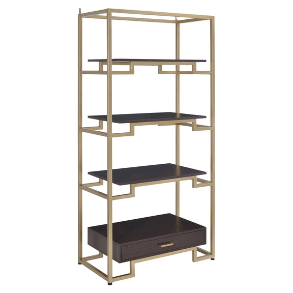 ACME Yumia Bookshelf in Gold