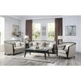 thumbnail image 1 of Acme Furniture Zemocryss Loveseat w/2 pillows, Beige Fabric (54236), 1 of 5