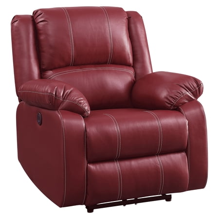 ACME Zuriel Power Recliner in Red