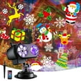thumbnail image 1 of ACMETOP Christmas Projector Lights Outdoor, 2-in-1 Holiday Projector Lights With 80 HD Patterns, 10 3D Ocean Wave for Party Garden Yard Decor, 1 of 10