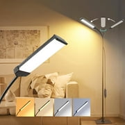 ACMETOP Floor Lamp, 18W 1800LM Super Bright LED Light Lamp, Dimmable Timing Eye Caring Reading Light Modern Standing Floor Lamp for Living Room Bedroom Office