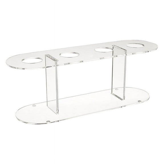 Winco ACN-4 Acrylic 4-Hole Ice Cream Cone Stand