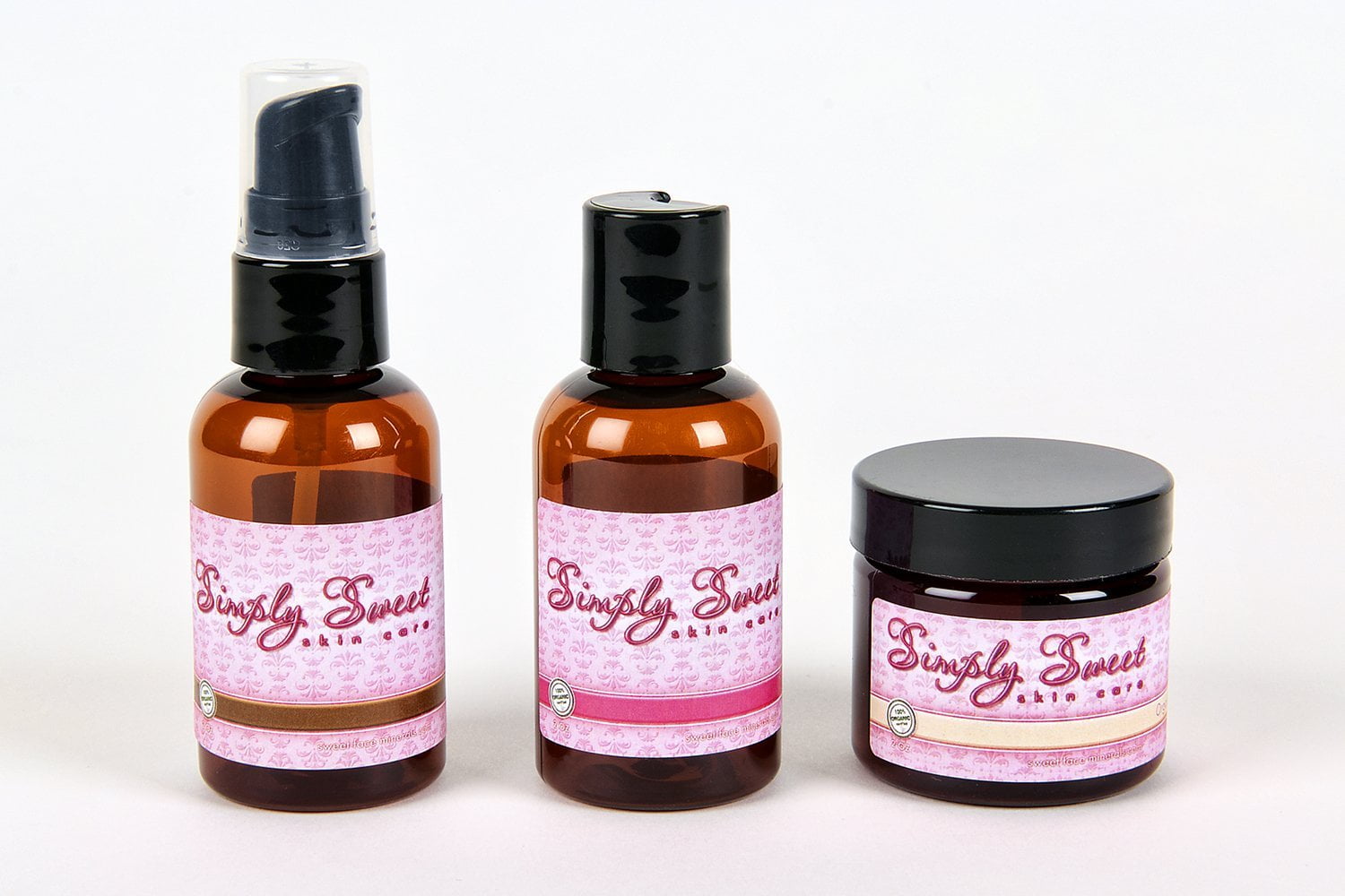 ACNE THERAPY KIT (2oz SET) Facial Cleanser Toner Moisturizer Blemish Skin Care Oily Clogged