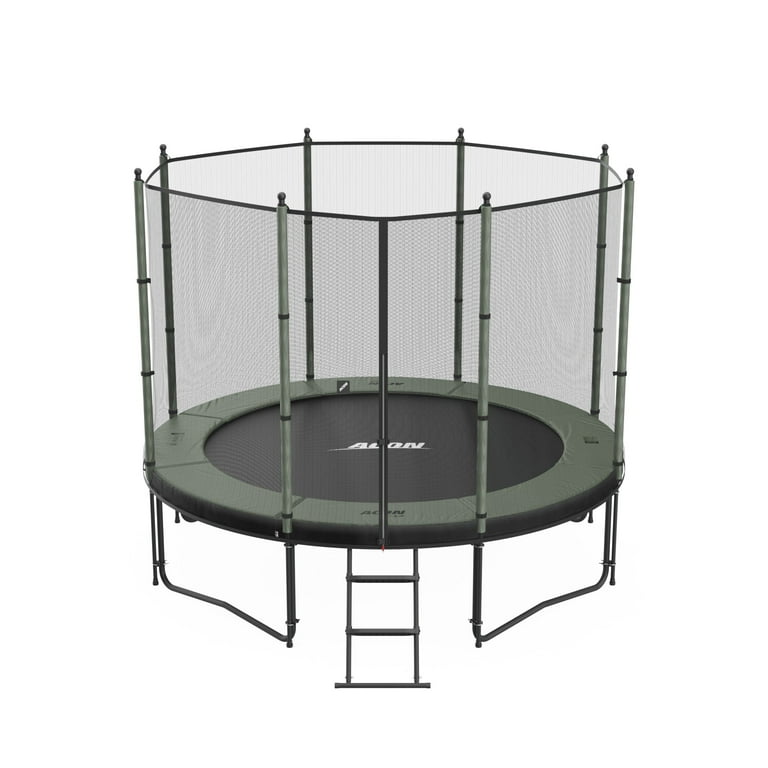 ACON Air 10ft Round Trampoline, Standard Net, Ladder, Safety