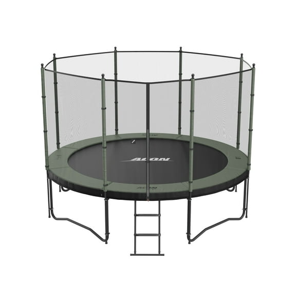 ACON Air 12ft Round Trampoline with Standard Net and Ladder
