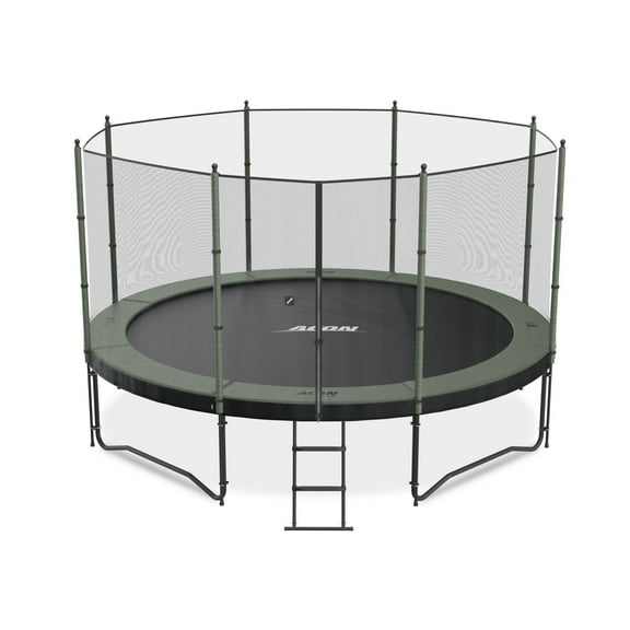 ACON Air 14ft Round Trampoline with Standard Net and Ladder