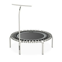 ACON Fit 44in Round Rebounder White Fitness Trampoline with Handlebar
