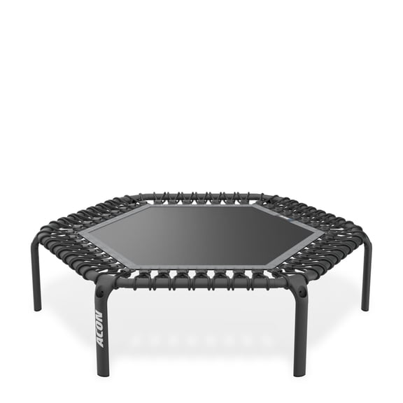 ACON Fit 55in Hexagon Rebounder Black Fitness Trampoline