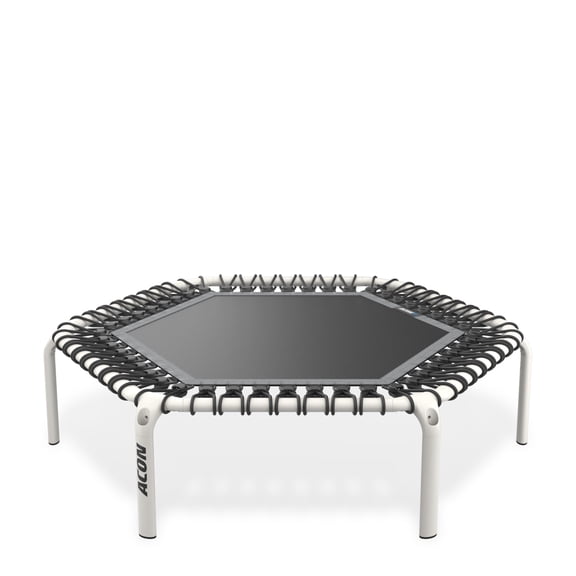 ACON Fit 55in Hexagon Rebounder White Fitness Trampoline
