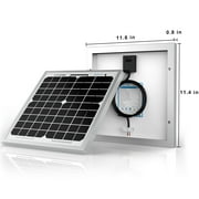 ACOPOWER 10 Watts Mono Solar Panel, 12V