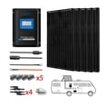 thumbnail image 1 of ACOPOWER 500W All Black Mono Solar RV Kits,  40A MPPT Charge Controller, 1 of 10