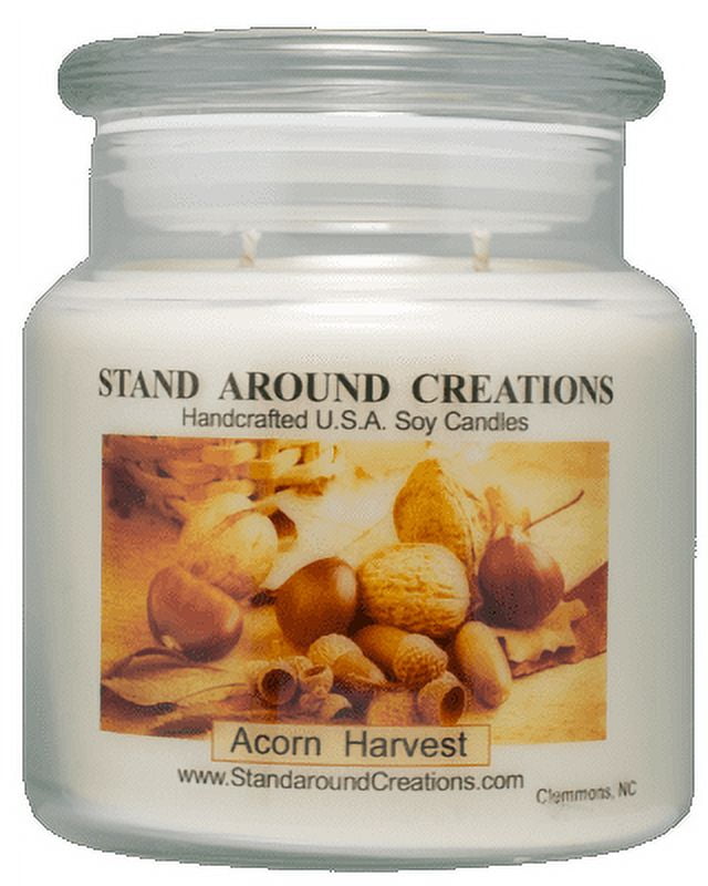 Stand Around Creations Soy Aromatherapy Candle - Scent: Orange 16oz White