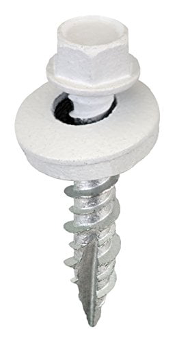 Acorn SW-MW1BW250 Roofing Screw, Bright White, #9 x 1 - Walmart.com