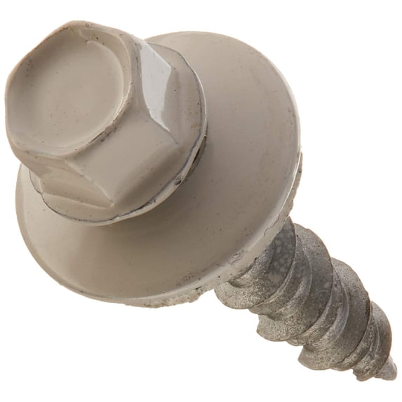 Acorn International Screw SW-MW1W250 - Metal, General Use - 9" x 1", White — Construction & DIY Use, Standard Hardware Spec
