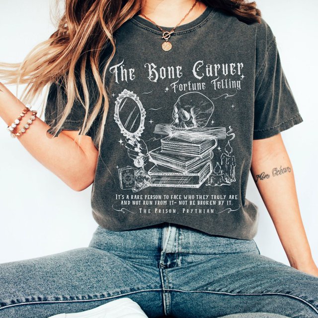 ACOTAR Bone Carver DARK HEATHER Shirt Acotar Shirt Acotar SJM Shirt