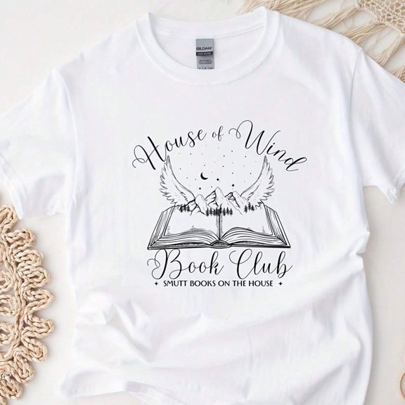 ACOTAR House of Wind B1Ook Club Nesta ACOSF ut White T-S1Hirt