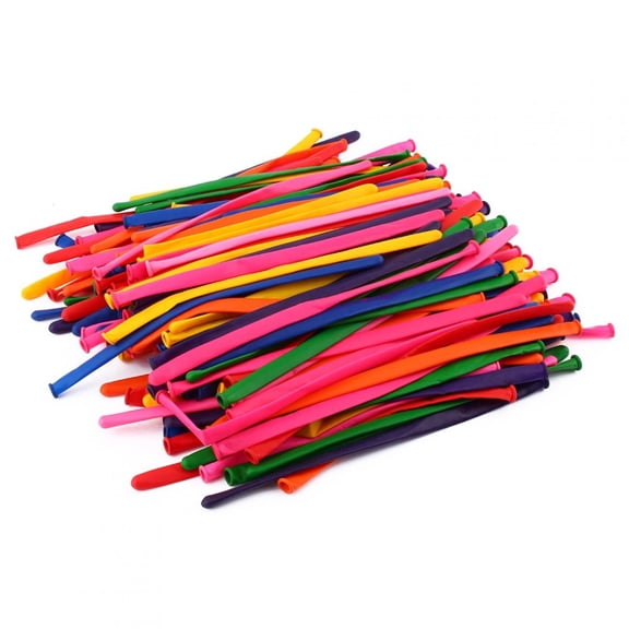 ACOUTO 200pcs 7.1 inch Long Twist Latex Balloons Tying Making Decor Mixed Mix-color