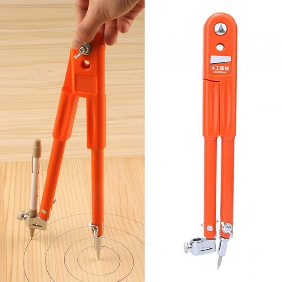ACOUTO Drawing Compass, Multifunctional Woodworking Compass For Drafting For Marking For Woodworking