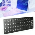thumbnail image 1 of English Keyboard Sticker, Laptop Keyboard Sticker, English Keyboard Sticker Replacement Keyboard Sticker for Desktop PC Laptop Accessory, 1 of 5
