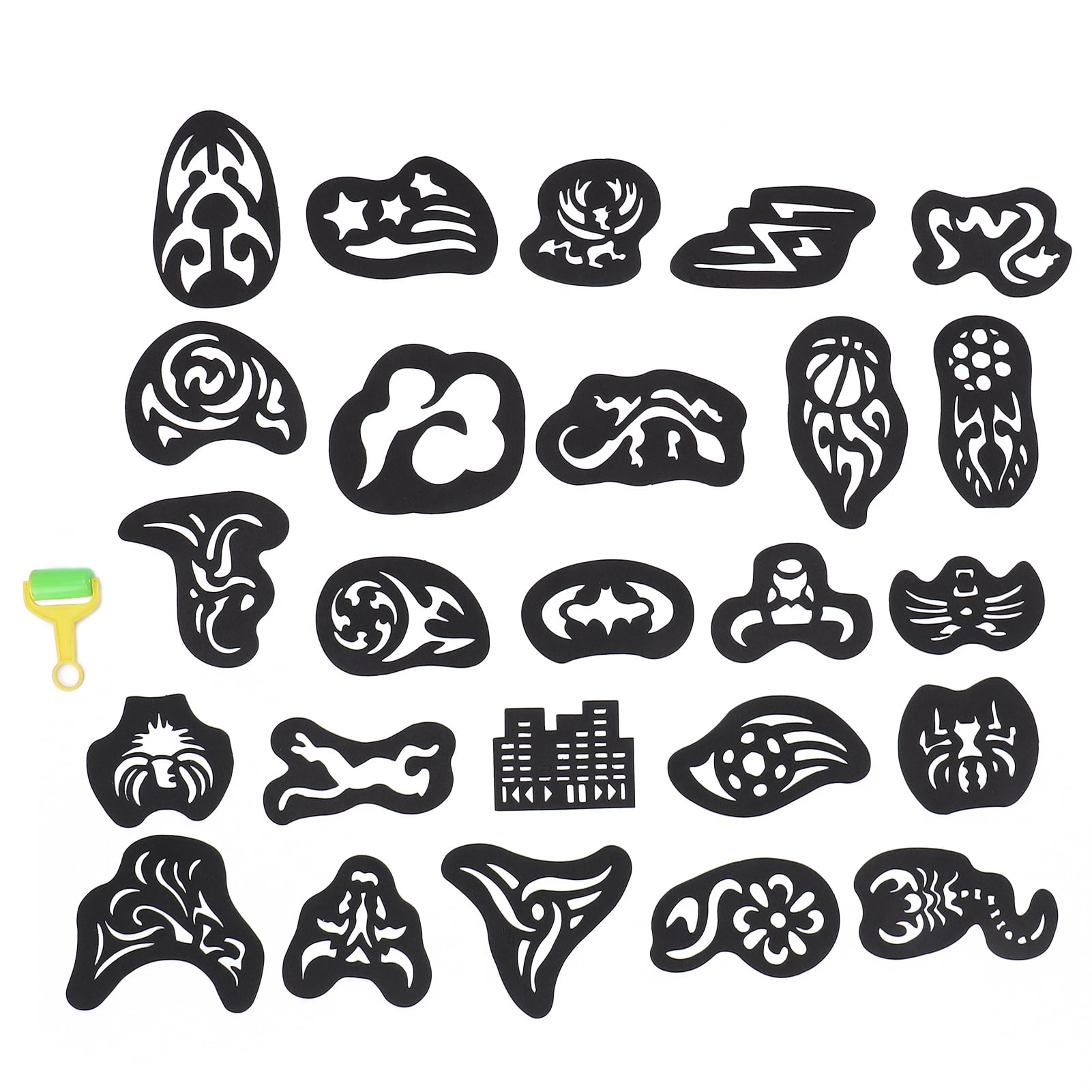 ACOUTO Hair Stencil,Hair Template,25pcs Stencils Hair Template Hair