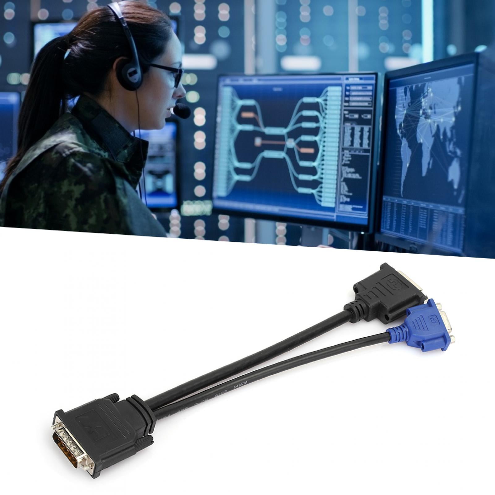 ACOUTO Monitor Cable,Female Dual Computer Monitor Extension Cable
