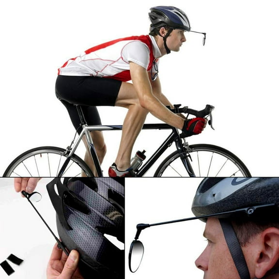 ACOUTO Rearview Mirror ABS 360Rotatable Adjustable Mirror Cycling Riding Mirror Helmet Rear View Glasses