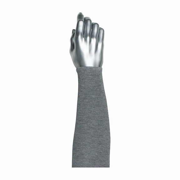 Cut-Resistant Sleeve,Gray,Knit Cuff 20-DA18