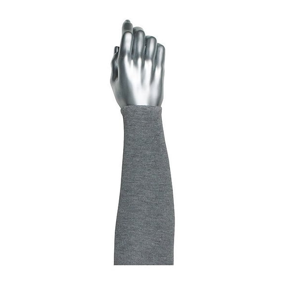 Cut-Resistant Sleeve,Gray,Knit Cuff 20-DA18