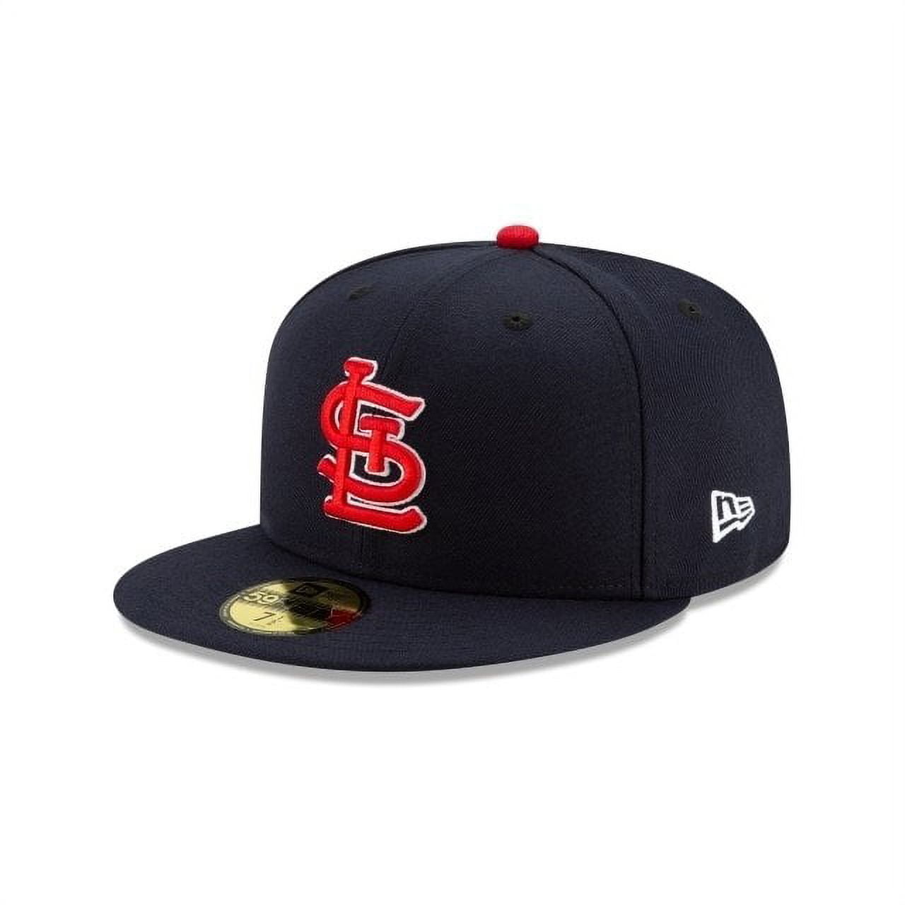 St. Louis Cardinals New Era Alternate 2 Authentic Collection On-Field 59FIFTY Fitted Hat - Navy/Red, Size: 8