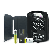 ACR Bivy Stick Survival Kit | 2-Way Satellite Communicator W/ Solar Panel | H2O Rescue Light | Daytime Signal Mirror & USCG Whistle | Rapid Ditch Dry Bag Included