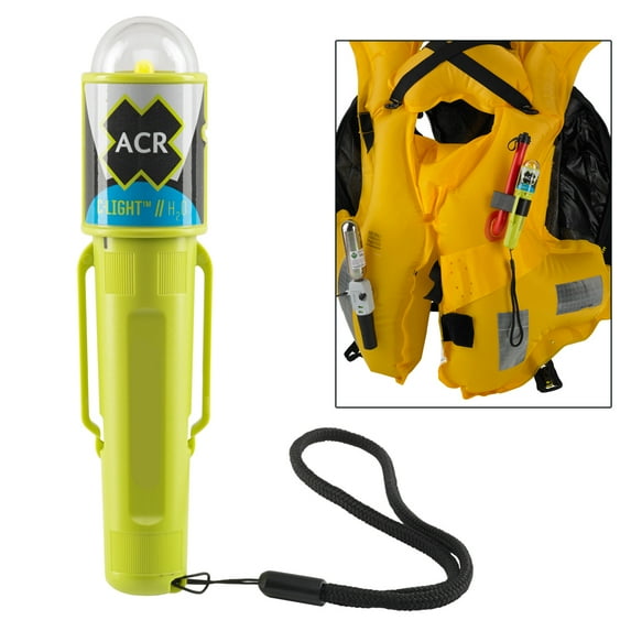 ACR C-Light H20 | Water Activated LED Distress Light | Marine Safety Distress Light | Light for Lifejackets | Auto Emergency LED PFD Light | 30+ Continuous Hours