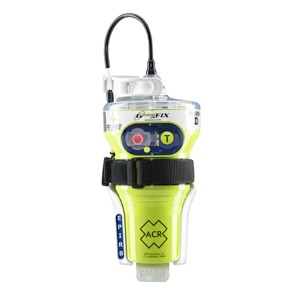 ACR GlobalFix V4 GPS EPIRB W/ Manual Release (Category 2) | Emergency Distress Beacon | High Impact UV Resistant Emergency Position Indicating Radio Beacon - image 1 of 6
