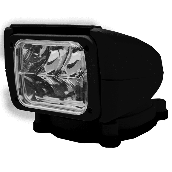 ACR RCL-85 LED Searchlight | LED Searchlight for Boats & Trucks | Marine LED Spotlight w/ Wireless Remote Control | Visibility ½ Nautical Mile | 30W/ 240,000 Candelas | Black