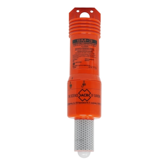 ACR SM-3 Automatic Cob Buoyant Marker Light Strobe USCG SOLAS Red