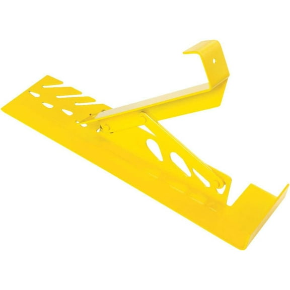 Acro Building Systems Adjustable Roof Bracket 19038 - Powder-Coated Safety Yellow - 19 In.