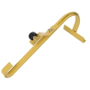 Acro Building Systems Roof Ridge Ladder Hook 11082 - Fixed Wheel & Swivel Bar - Pack of 1   Indoor & Outdoor Use, OSHA-Compliant Spec