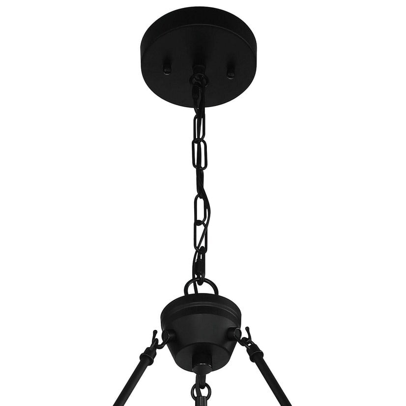 ACROMA 6 - Light Candle Style Wagon Wheel Chandelier-UL Certified - N/A ...